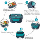 BentoPro© - Marmita Elétrica 2 em 1 Que Aquece Em Qualquer Tomada ou Carro